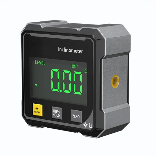 Digital lasergoniometer med magnet