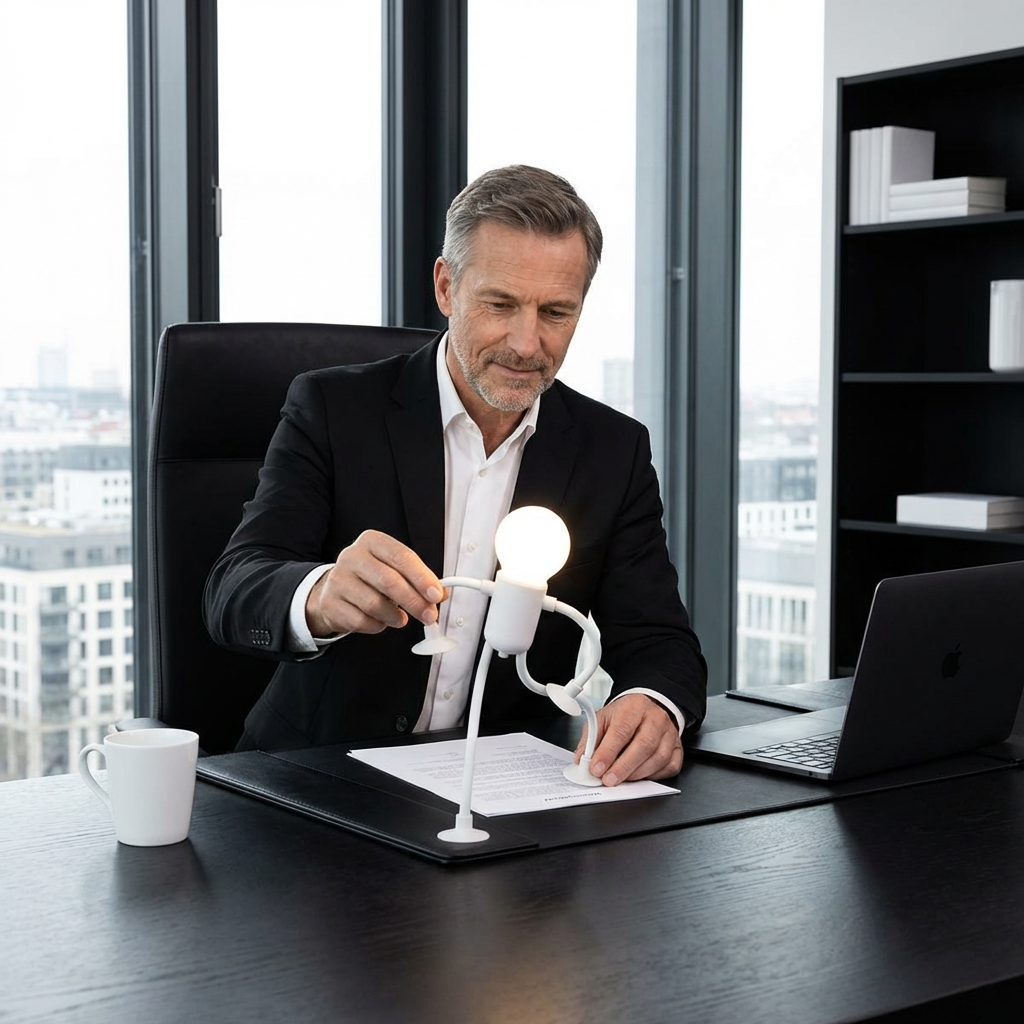 LED-lampa med sugpropp — rolig design, med utbytbara sugproppar, kan användas för dekoration.