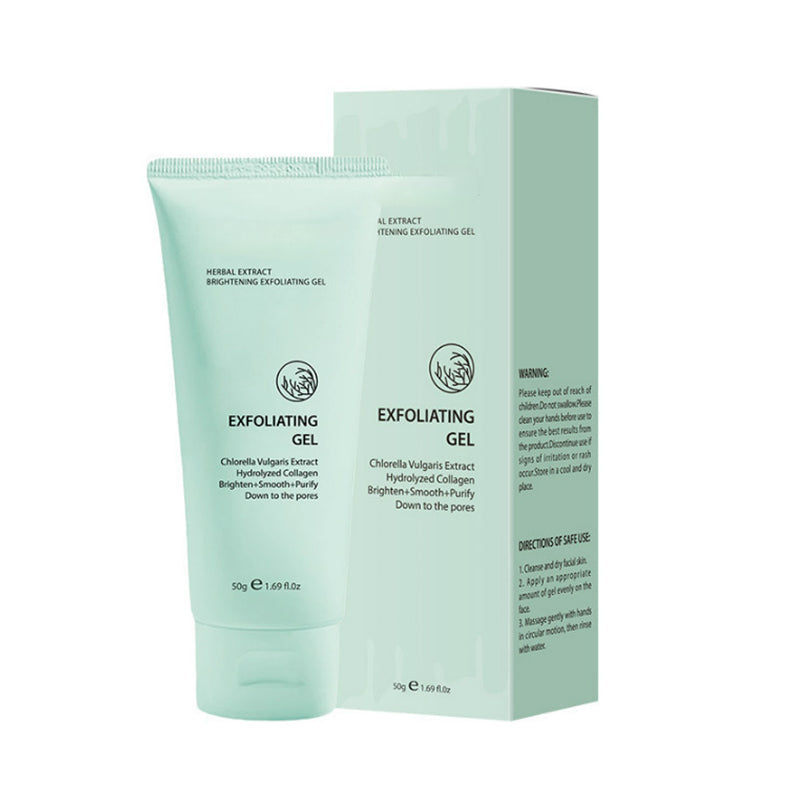 Exfolierande gel med örtextrakt