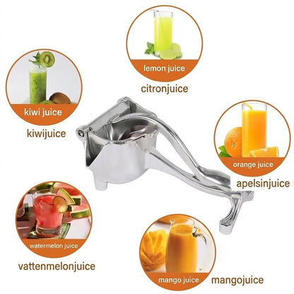 Manuell juicepress med hävarm för citrusfrukter