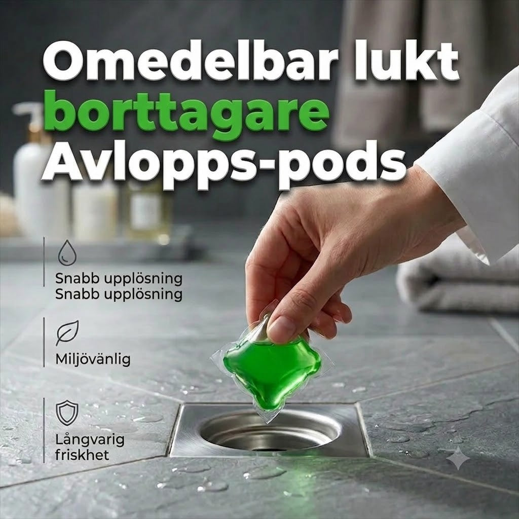 Avloppsrens- och luktborttagningstabletter