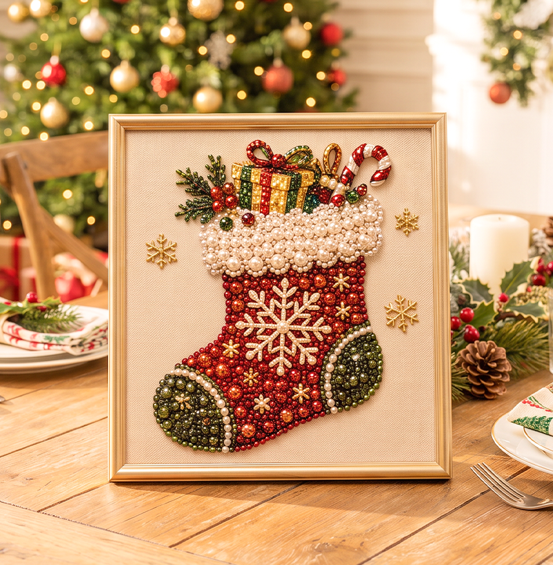 🔥 Tidsbegränsat erbjudande: 50 % rabatt! 🎨💎 Jultema DIY diamantmålningsset – perfekt för nybörjare 🎄