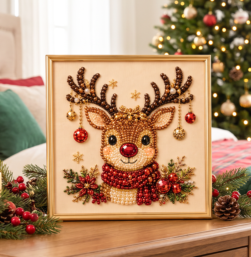 🔥 Tidsbegränsat erbjudande: 50 % rabatt! 🎨💎 Jultema DIY diamantmålningsset – perfekt för nybörjare 🎄