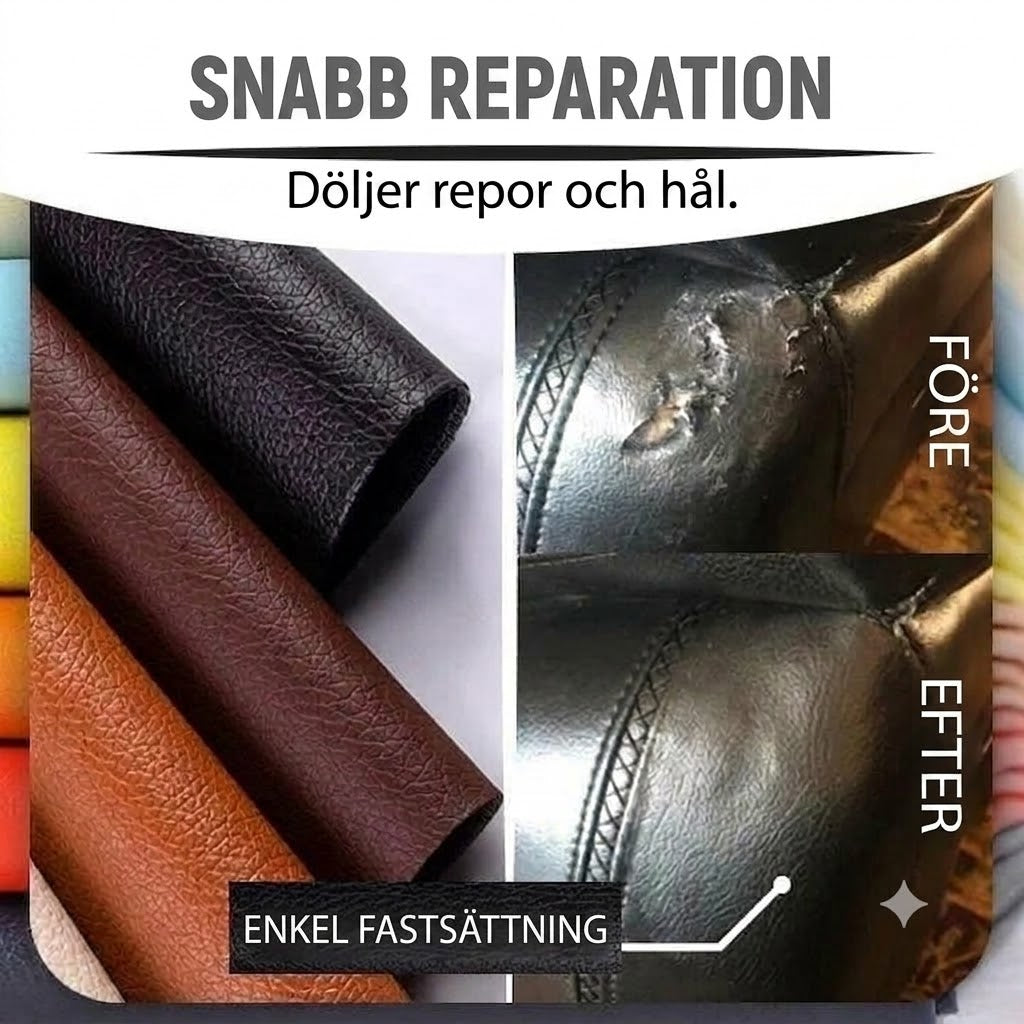 🛋️ Självhäftande läderreparationskit