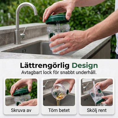 Soldriven hängande getingfälla och flugfångare
