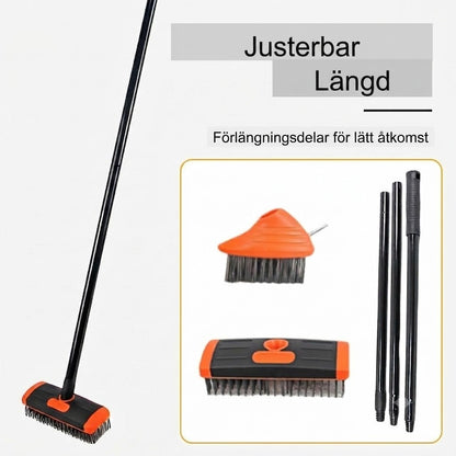 🧹 Borstset för fogar — 3-i-1 trädgårdsverktyg, lämpligt för uteplatser och uppfarter