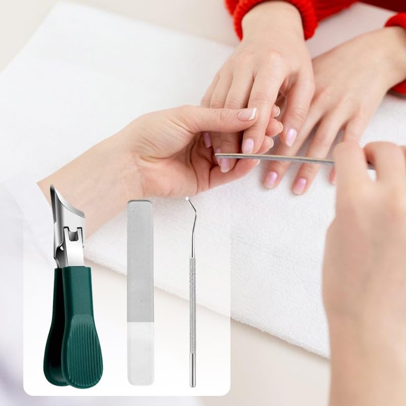 Professionell nageltång med örnnäbbsdesign, lämplig för nageltrång och tjocka naglar.