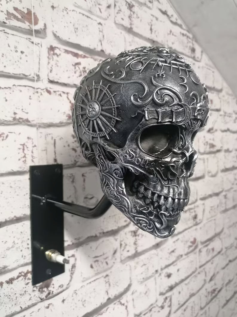 💀SkullRack – Hjälm- och jackställ