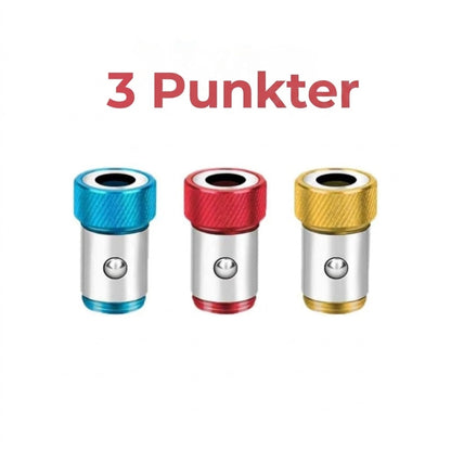 Universell magnetring för skruvbits – 3-pack