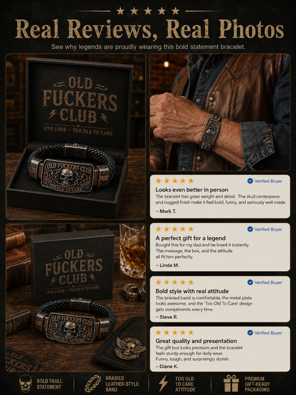 ☠️ Gubbklubben & Vild & Fri 🪓 | 2026 Limited Edition Vintage-armband