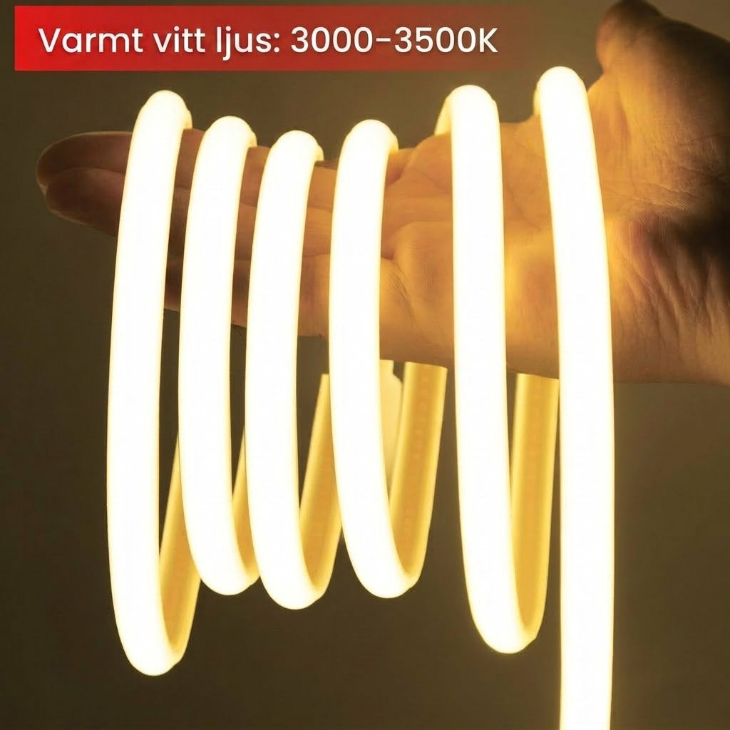 Klippbar LED-ljusslinga: Kan anpassas efter dina behov!