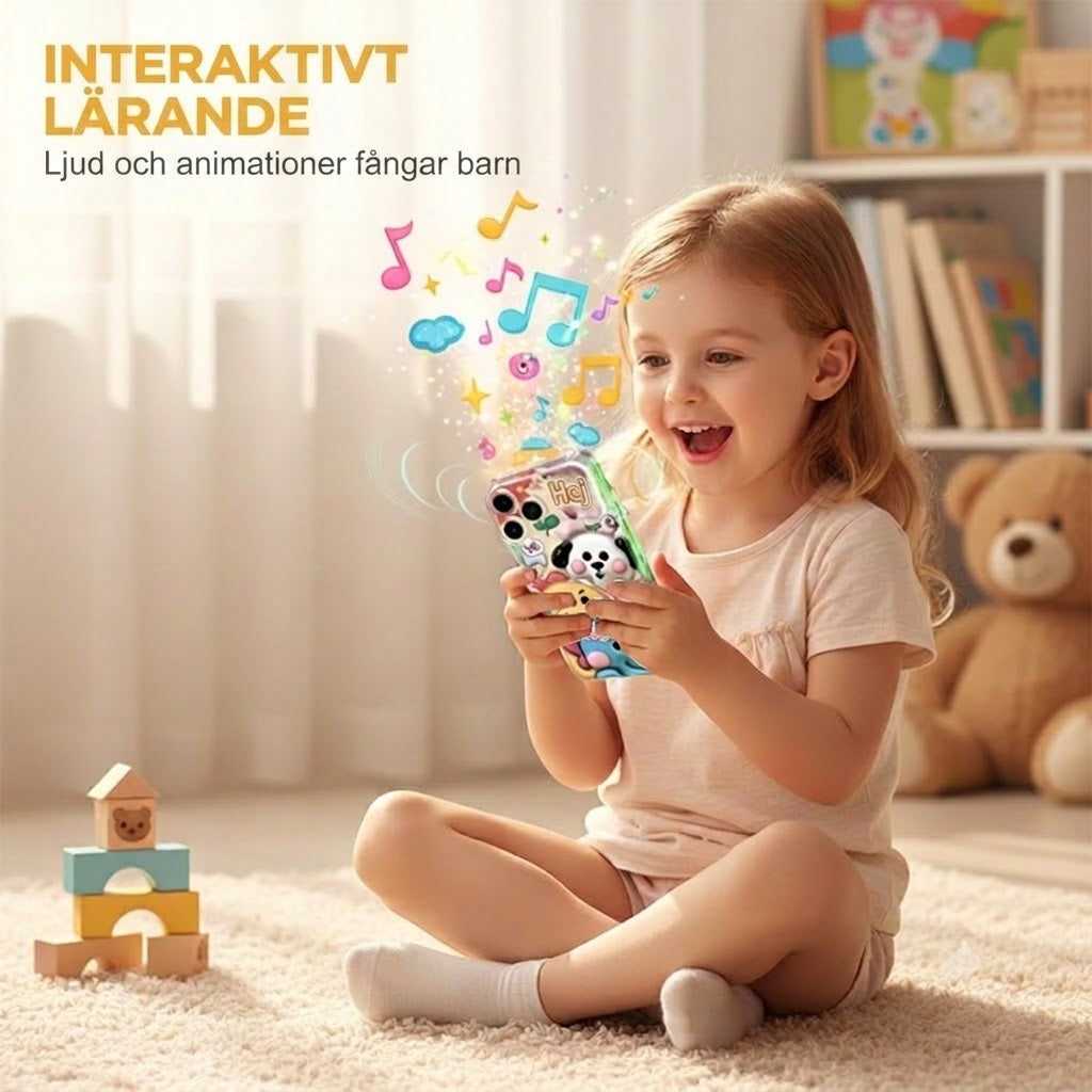 🔥📢 50 % rabatt 📱 Pedagogisk smartphone för barn | Lärande genom lek, ögonvänlig design – det ideala valet för lärande ✨👶