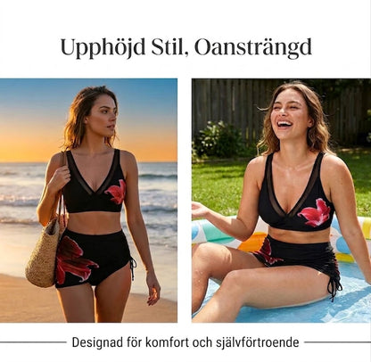 👙🌊 Fiskformad knytbikini – med dragsko för den ultimata sommarkänslan