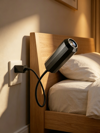 🔌 Plug-and-play HD nattlampa med stjärnhimmel- och havsprojektion 🥳⭐