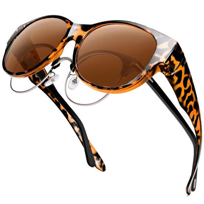 🕶 Nya oversize cat eye-solglasögon – Polariserade linser & UV400-skydd