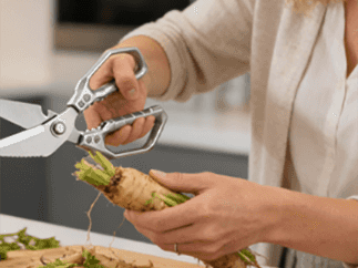 Kraftfull och mångsidig fågelsax för köket – robust och hållbar kökssax för att klippa kött och ben