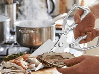 Kraftfull och mångsidig fågelsax för köket – robust och hållbar kökssax för att klippa kött och ben