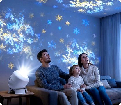 Roterande LED-projektorlampa – dynamisk stämningsbelysning