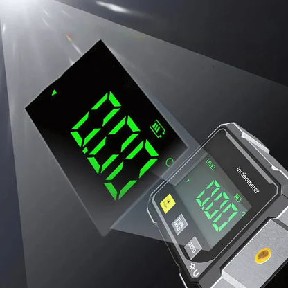 Digital lasergoniometer med magnet