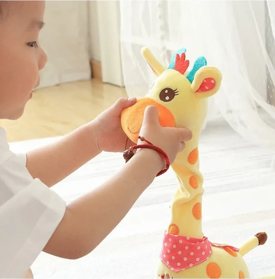 Kletshuts™ Dansande giraff: Interaktiv musikleksak för barn och dansande giraff