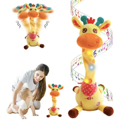 Kletshuts™ Dansande giraff: Interaktiv musikleksak för barn och dansande giraff