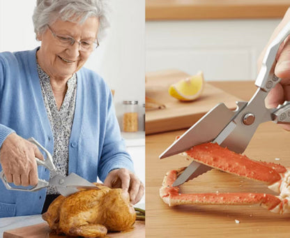 Kraftfull och mångsidig fågelsax för köket – robust och hållbar kökssax för att klippa kött och ben
