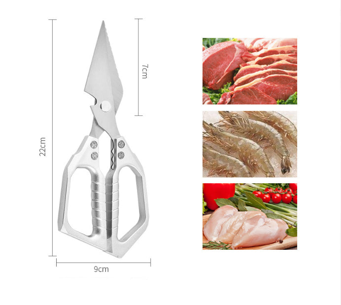 Kraftfull och mångsidig fågelsax för köket – robust och hållbar kökssax för att klippa kött och ben