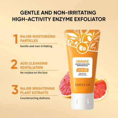 🍊 Tidsbegränsat erbjudande: Köp 1, få 1 gratis! Apelsin peelinggel – tar skonsamt bort döda hudceller ✨