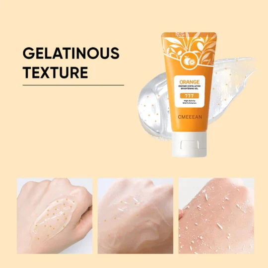 🍊 Tidsbegränsat erbjudande: Köp 1, få 1 gratis! Apelsin peelinggel – tar skonsamt bort döda hudceller ✨
