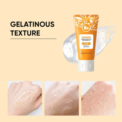 🍊 Tidsbegränsat erbjudande: Köp 1, få 1 gratis! Apelsin peelinggel – tar skonsamt bort döda hudceller ✨