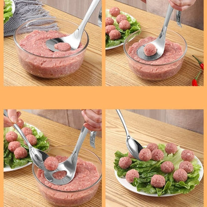 Köttbulleform i rostfritt stål