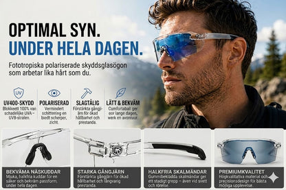 Cykelglasögon - Solglasögon med adaptiva linser