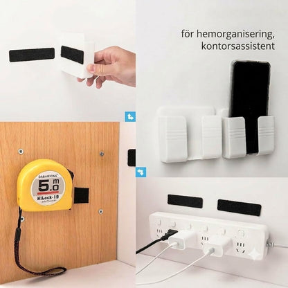 Kraftigt självhäftande kardborreband (1 set med 20 st.)