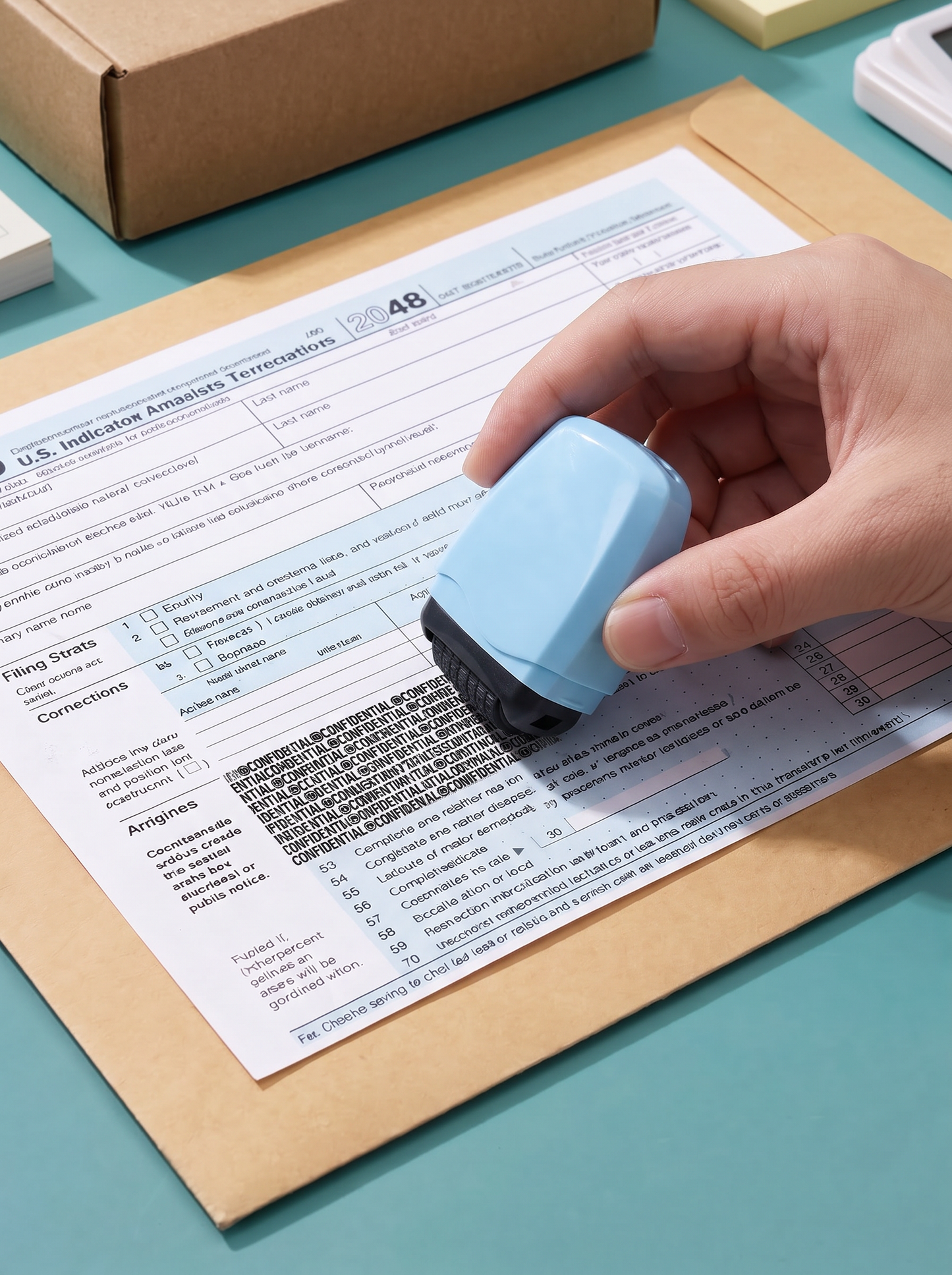 📢📢 50 % rabatt!! ⏰ Sluta riva sönder brev i småbitar som en kanin i en kartongfabrik! 🐰📦 Denna kompakta och bärbara skyddsrulle, med en täckbredd på upp till 17 mm, döljer all känslig information i ett enda drag!