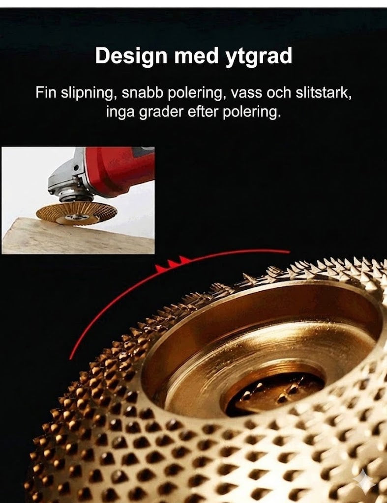 ⚙️Slipskiva för trä – Snabb kapning, vass och slitstark, för vinkelslip