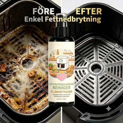 2-i-1 Airfryer-rengöringsmedel och avfettningsspray