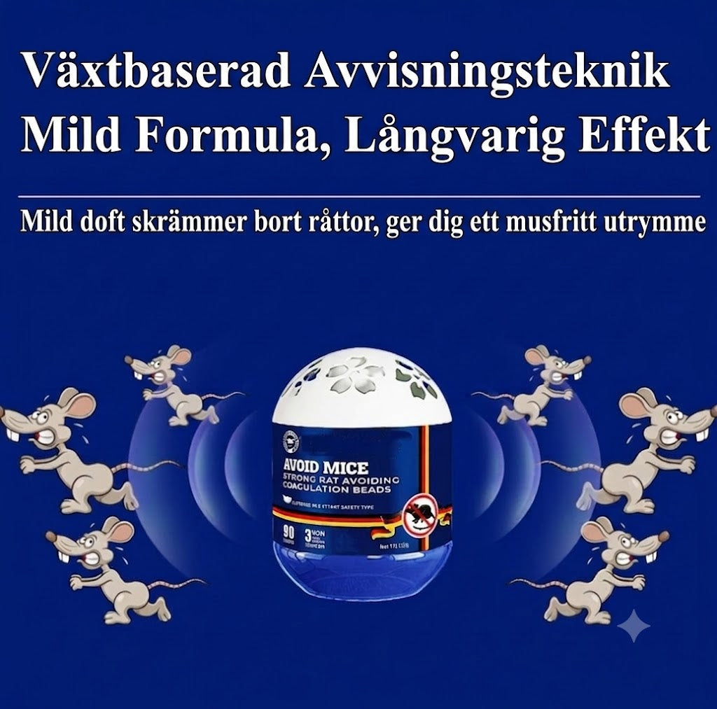 Växtbaserad musavvisande gel – för inomhusbruk