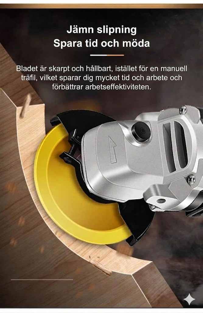 ⚙️Slipskiva för trä – Snabb kapning, vass och slitstark, för vinkelslip
