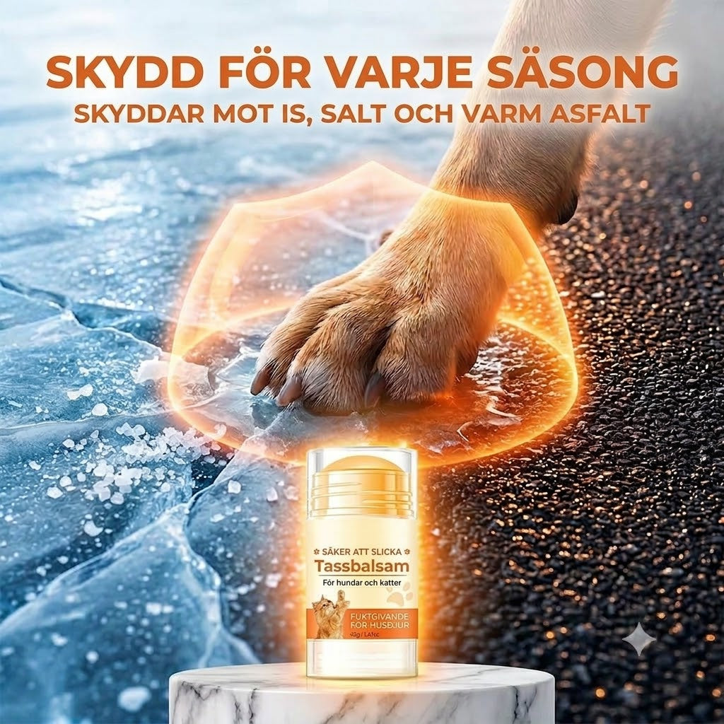 Återfuktande tassbalsam-stift för husdjur