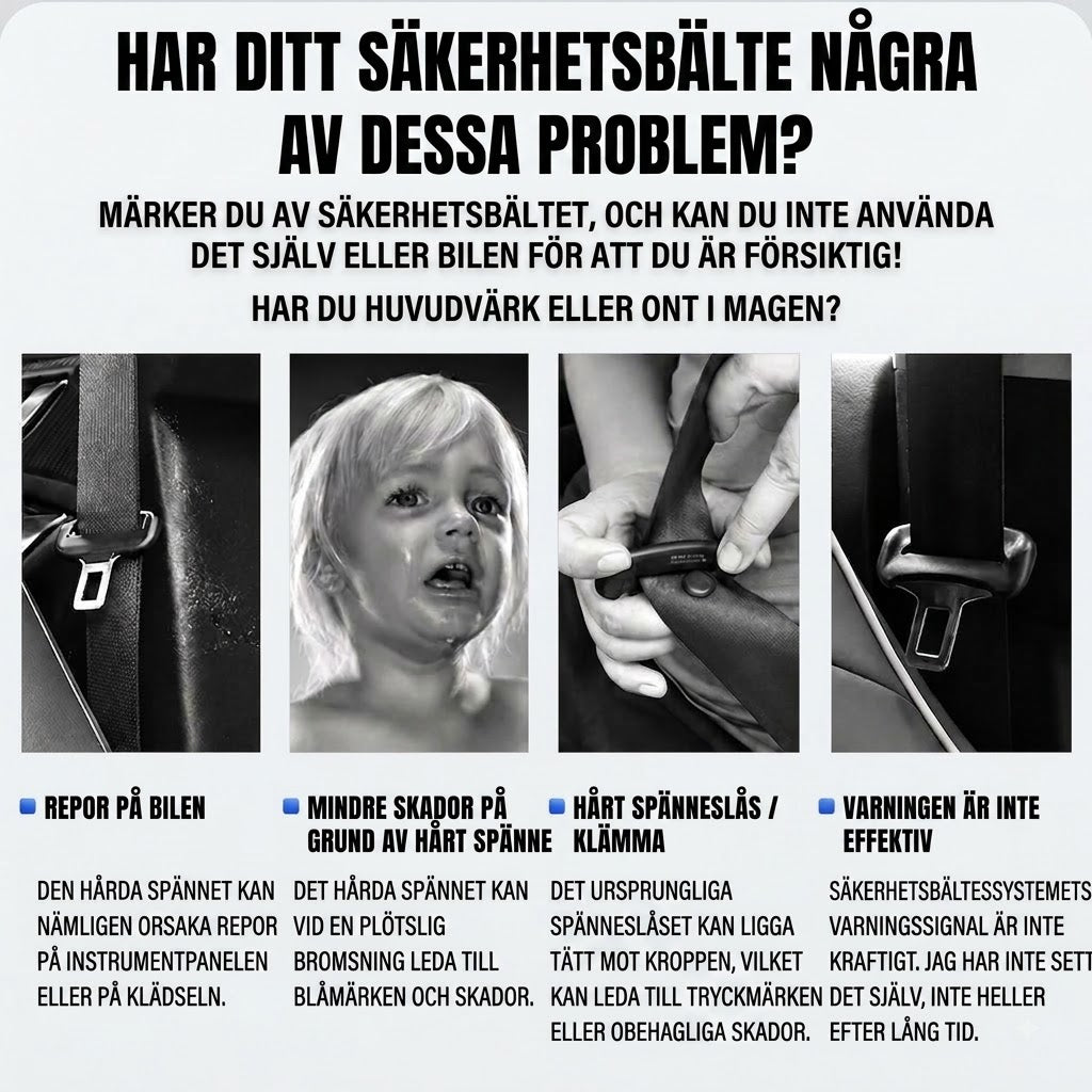 Bälteskudde / axelskydd för bilbälte med billogga