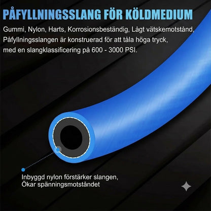 Påfyllningsslang för kylvätska / Påfyllningsslang för köldmedium