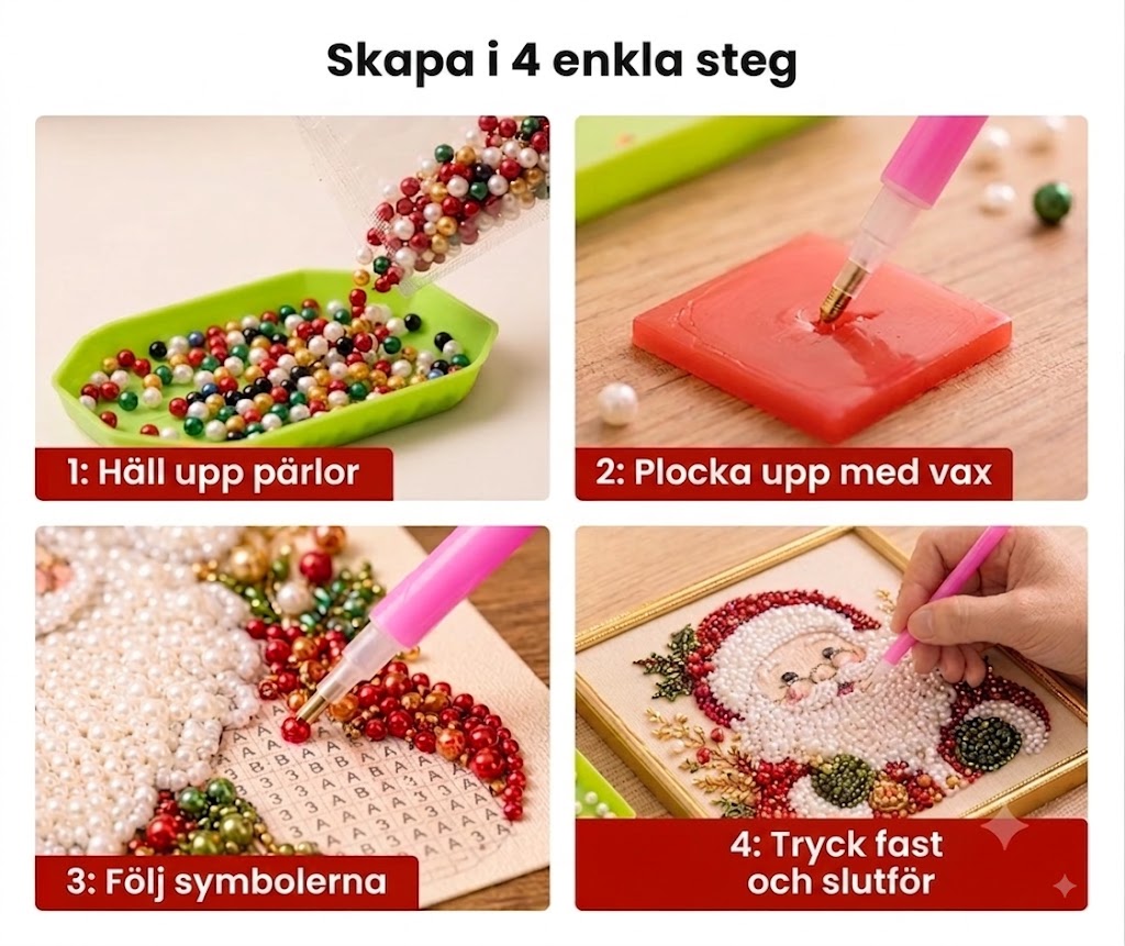 🔥 Tidsbegränsat erbjudande: 50 % rabatt! 🎨💎 Jultema DIY diamantmålningsset – perfekt för nybörjare 🎄
