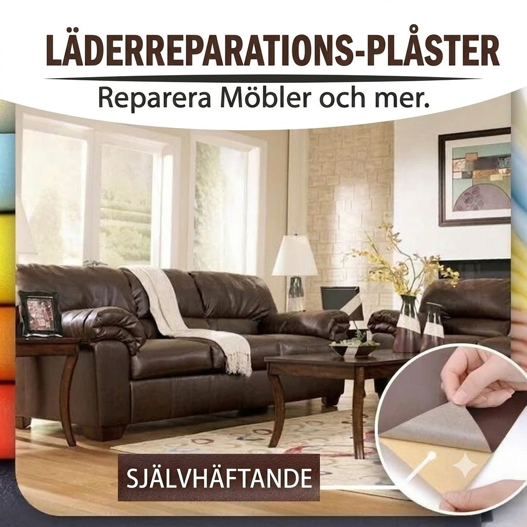 🛋️ Självhäftande läderreparationskit