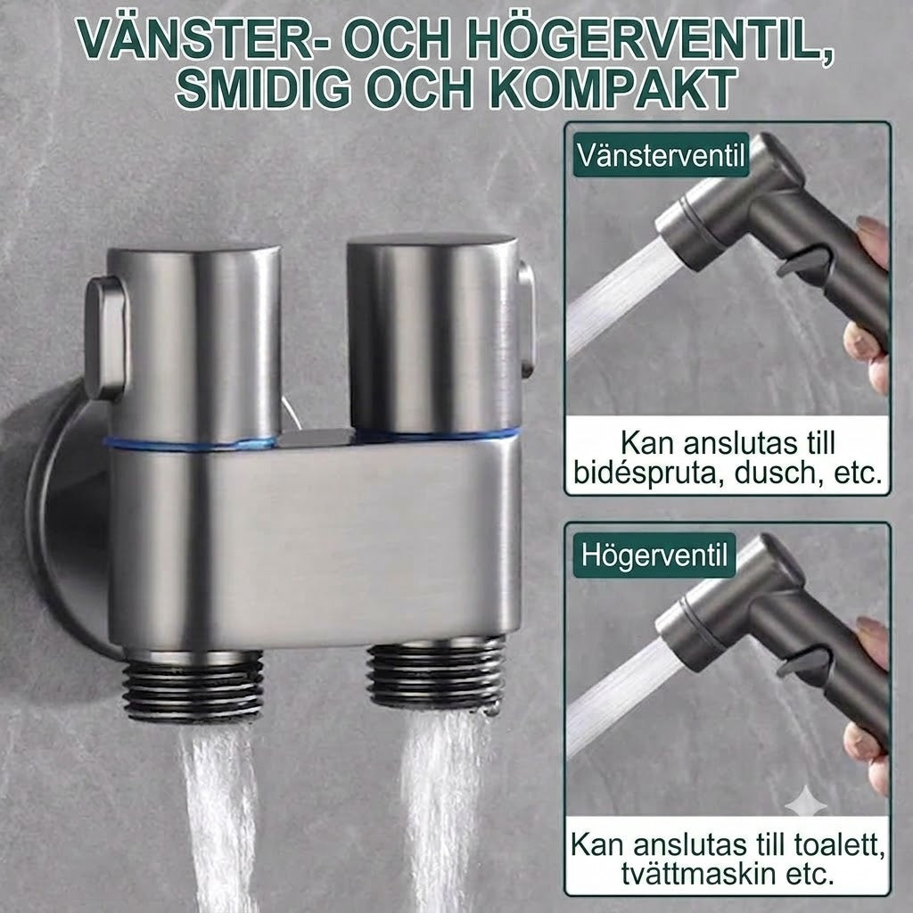 Toalettduschset – Hygienisk handdusch och rengöringsspray