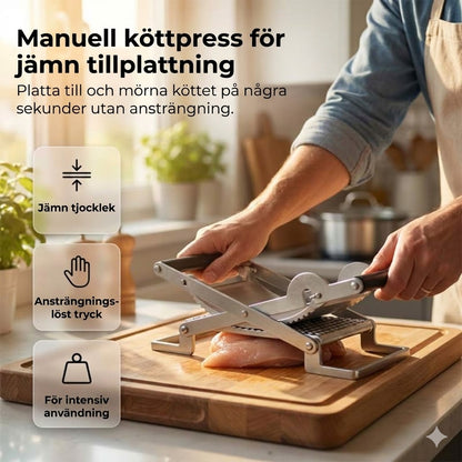 🥩Manuell köttskärare och köttplattare
