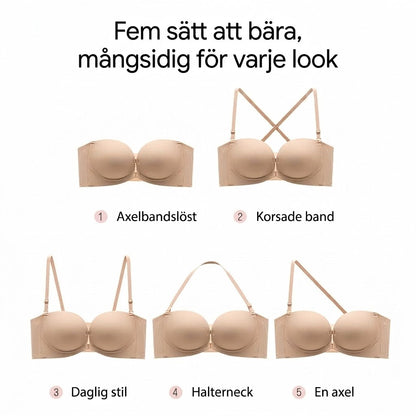 Push-up bh med knäppning fram