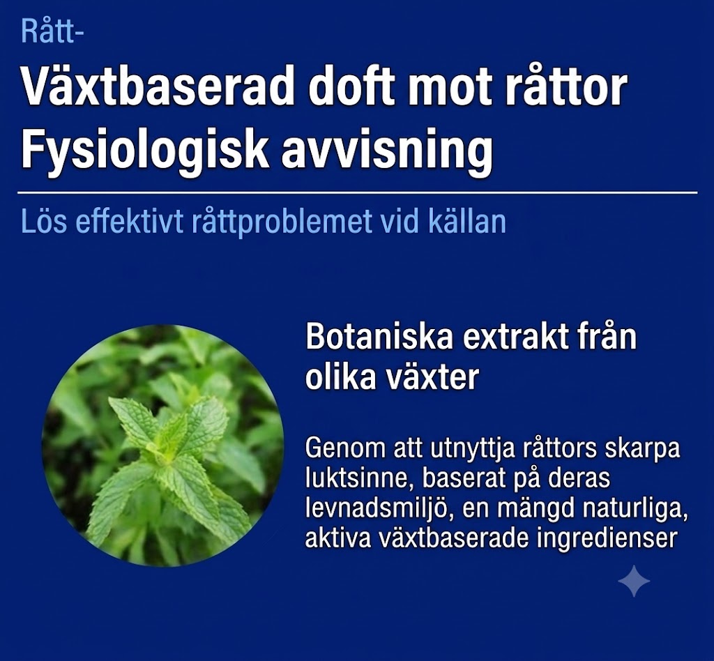 Växtbaserad musavvisande gel – för inomhusbruk