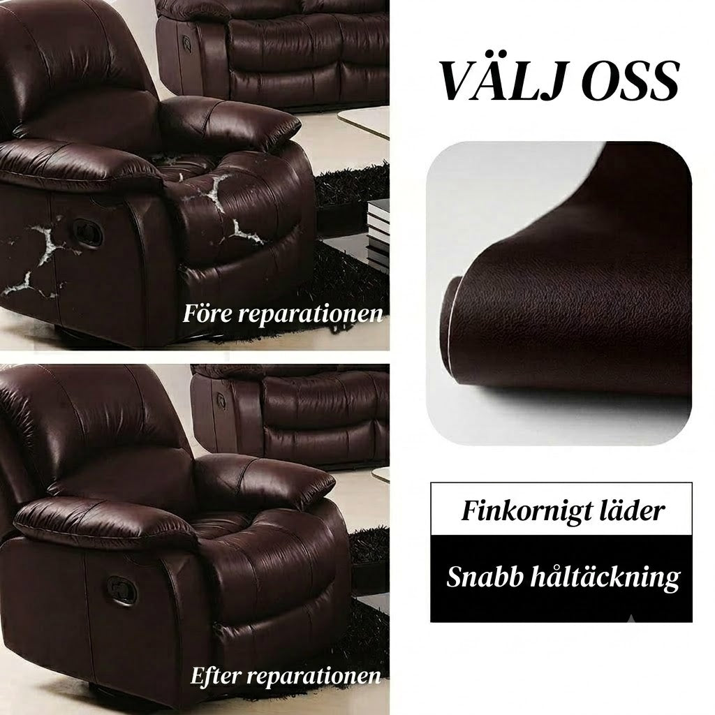 🛋️ Självhäftande läderreparationskit