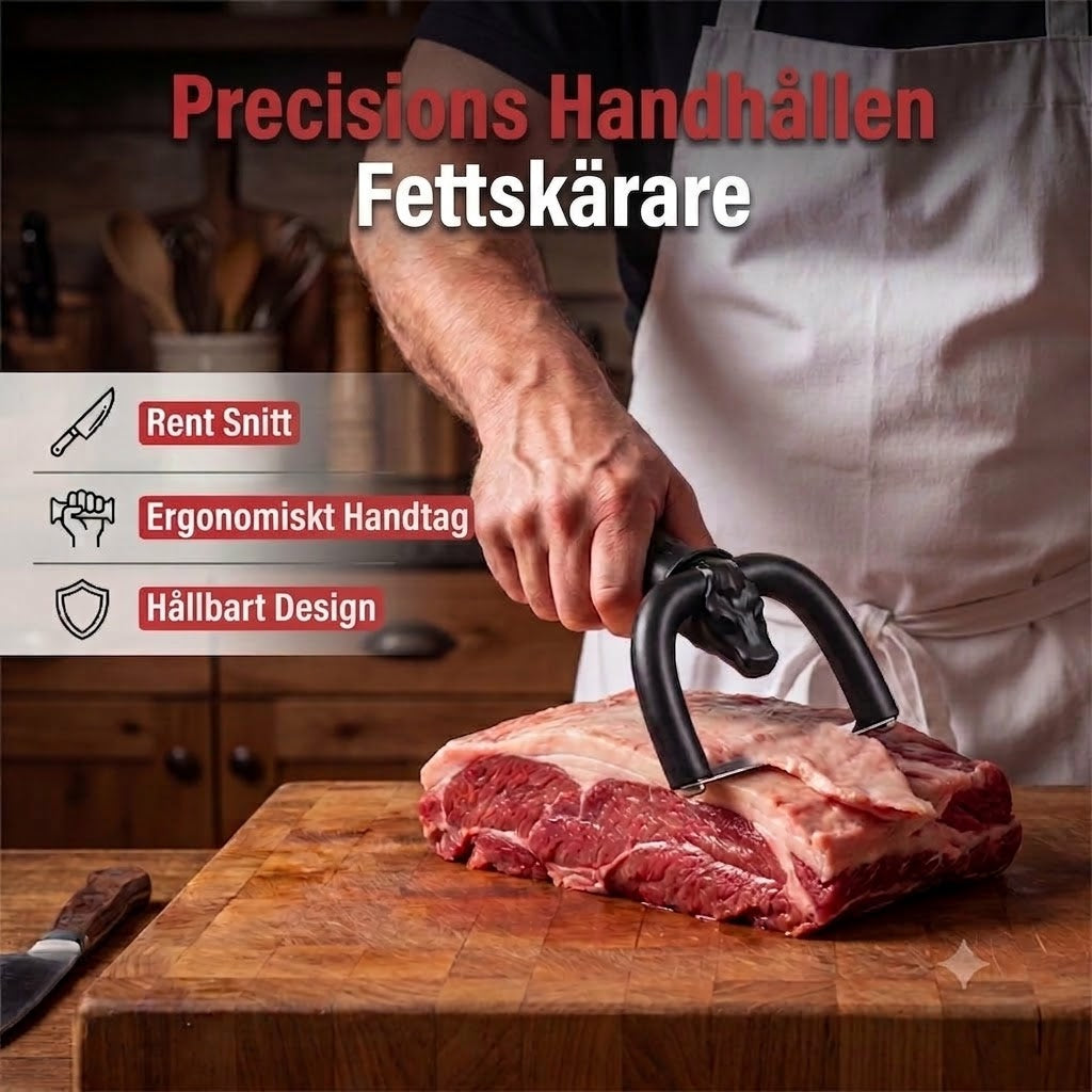 Handhållen fettrimmer / fettskärare för nöt- och fläskkött