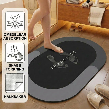 Snabbtorkande badmatta